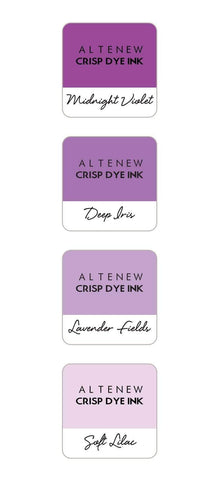 Altenew Crisp Dye Ink Mini Cube Set - Shades of Purple