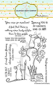 Colorado Craft Company - Anita Jeram - Love Art stamp set